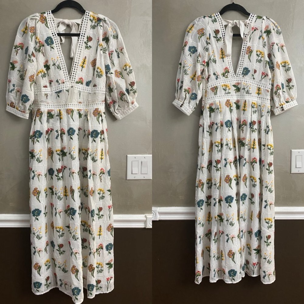 ANTHROPOLOGIE Carla Embroidered Maxi Dress - Picture 14 of 14